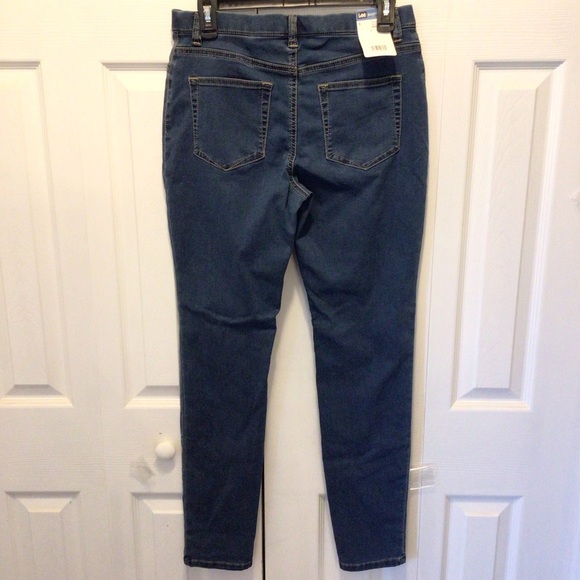 Lee Womens Easy Fit Dark Wash Denim Houston Legging Size Small - Picture 4 of 8